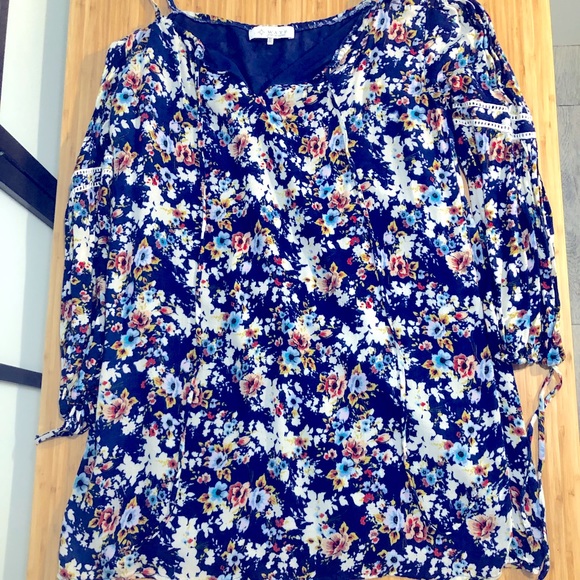 Wayf Dresses & Skirts - Blue floral dress by WAYF